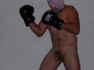 Boxing Pig Tits and Pussy