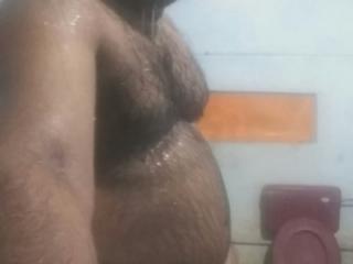 Small black hairy cock bath 4 of 4