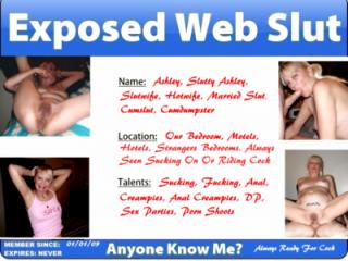 Exposed Webslut 15 of 20