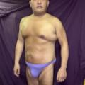 Lavender Ribbed bikini. Getting ready...