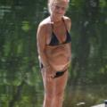 Black Bikini on Black River