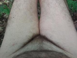 Naked outside