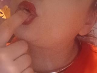 Collared slave teasing 9 of 18