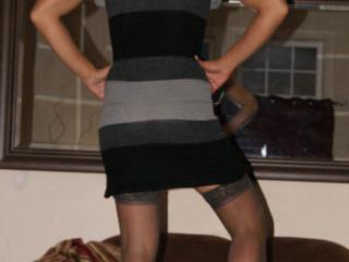 Grey dress and stockings 20 of 20