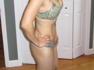 My flower bra and panties. What do you think? 1 of 4