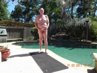31 May 2017 by the pool (Of course I am nude) 12 of 13