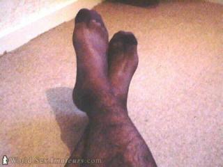 Feet in nylon freak 2 of 5