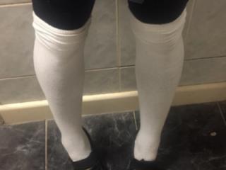 School tights white socks 1 of 10