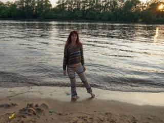 In AKIRA pants near Moscow-river in evening 6 of 20