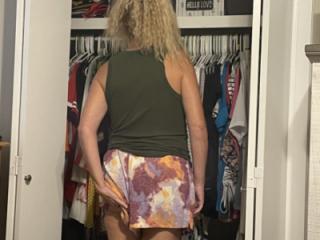 Part 2: Catching a sexy wife changing shorts! 6 of 16