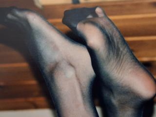 Nylon feet of my girl 2 of 4