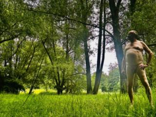 nude in the forrest