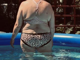Cooling off after work in my undies. 4 of 9