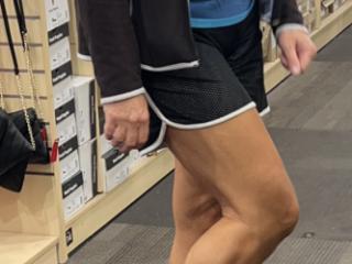 Trying on shoes at the Shoe Store 4 of 13