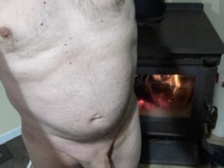 By the fire