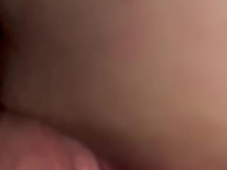 Pleasuring me doggy style