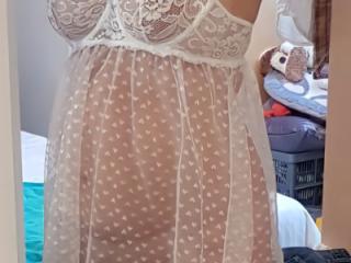 UK Blonde Slut Posing in White Lingerie 12 of 20
