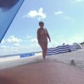 On the nudist beach