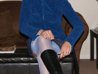 Skirt ,boots and stockings 2 of 18