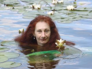 with water lily 2 of 20