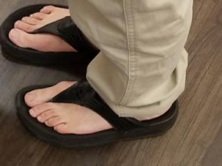 Mature Asian gf's favorite sandals 2 of 9