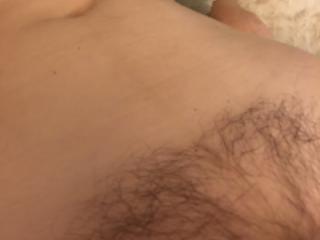 Would love to have someone cum on her hairy pussy and belly. Anyone wanna help out? 9 of 10
