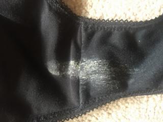 See my creamy panties - My pussy gets so horny reading your messages! 1 of 4