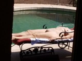 Sneaky pics of the wife sunbathing 4 of 8