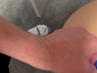 Quick tease in the closet