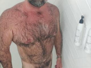 Hairy daddy shower 4 of 4