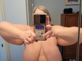 Bare breasts