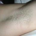 Armpits with some hair