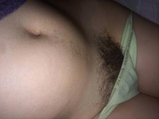 Panties and hairy pussy 5 of 8