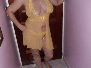 blondegirl1. yellow lingerie 3 of 12