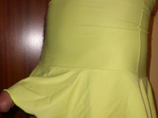 Lime green dress 2 of 6