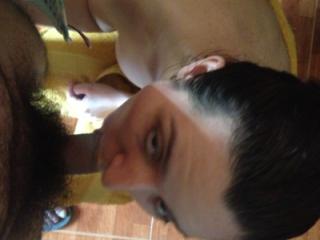 My wife Patricia sucking me 6 of 9