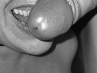 black and white
