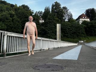 nude walk ln a bridge 10 of 13
