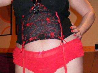 My red and black lingerie 7 of 12