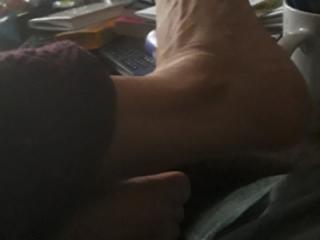 Mature ebony feet and toes 2 of 9