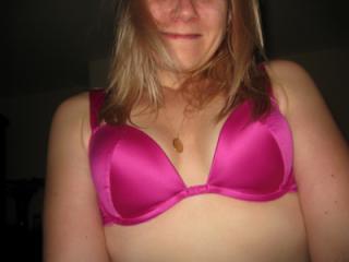 In My Pink Satin Lingerie 3 of 5
