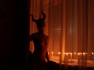 Naked Maleficent with Candles 12 of 20