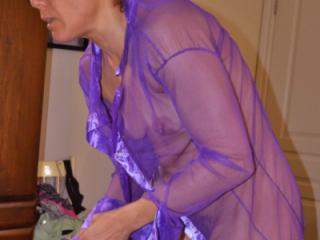 sheer top and stockings 1 of 18