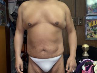 White G-string!  Tell me I stink down there! 9 of 18