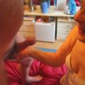 Enjoying morning sex.