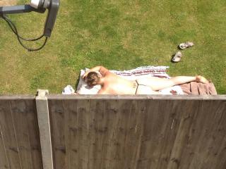Caught her sunbathing !!!