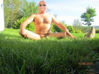 Nudist, Enjoying the summer. 6 of 11