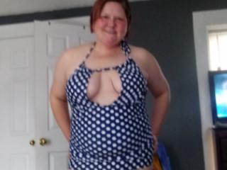 My Wife Died Her Hair Red, Enjoy Her Nude Bathing Suit Pics 9 of 18