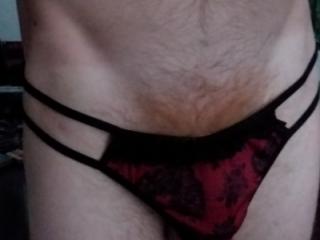Red and black g string :) 2 of 14