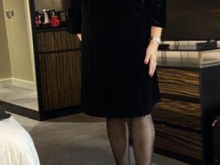 Dress and Drawers off for a quickie at the Xmas Party 2 of 10